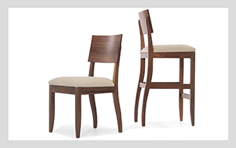 Slender Side Chair and Barstool